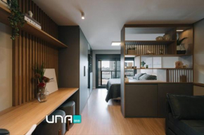 Loft com garagem no Parque Una
